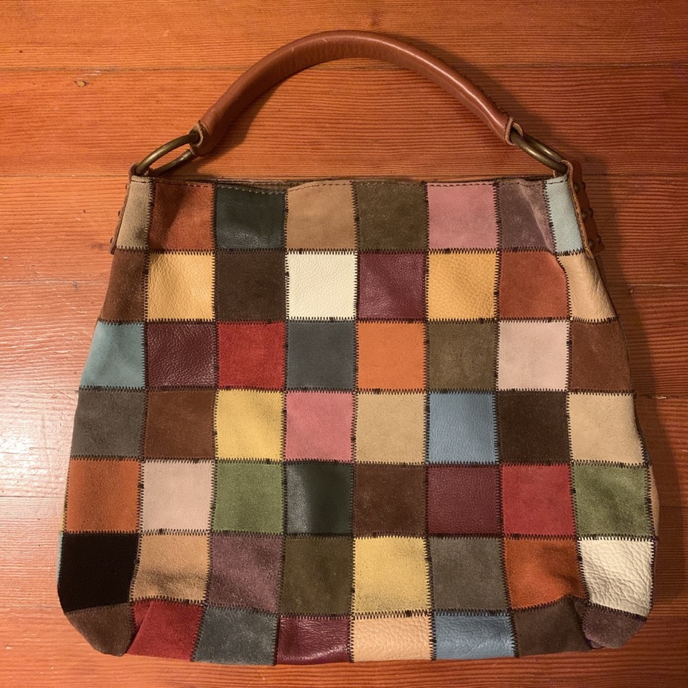 Lucky Brand vintage patchwork bag 🍀 SEND OFFERS🍀